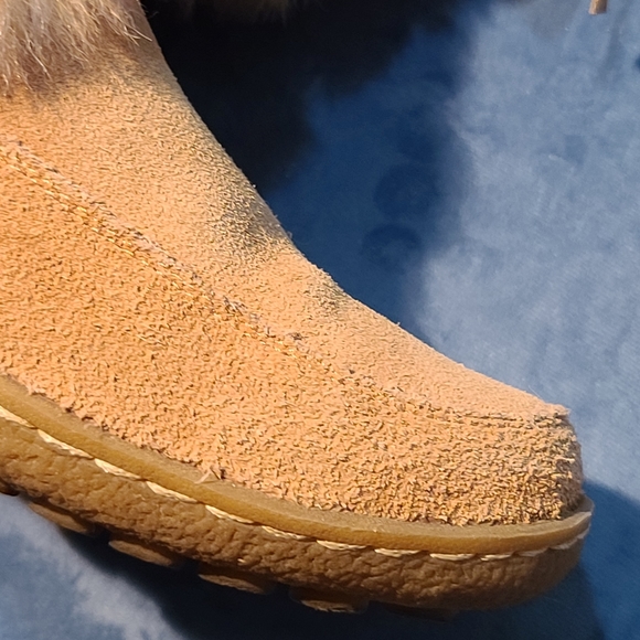 Leather boots with rabbit fur - Picture 4 of 7